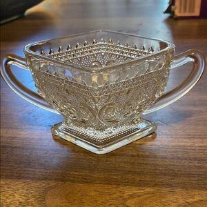Indiana Glass Clear Sugar Bowl